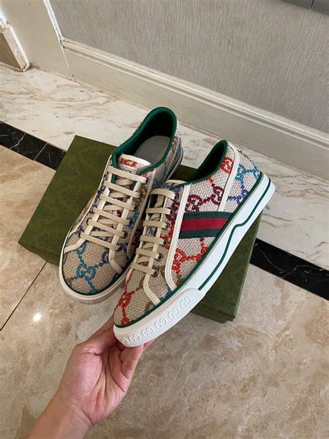 fake gucci flower sneakers|gucci knock off heels.